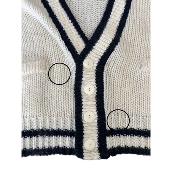 Vintage 90s I.O.U. Cardigan Mens L Exclusive Member Sweater Legend IOU Spellout - Picture 6 of 12